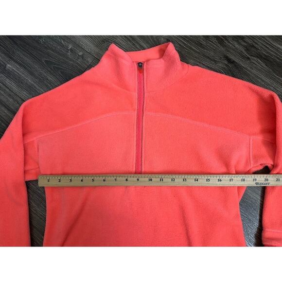 Free People Movement Great Heights Neon Fleece Large Bright Coral Fitted - Picture 3 of 7